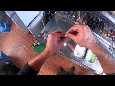 How to apply luminous powder coating on lead weights.