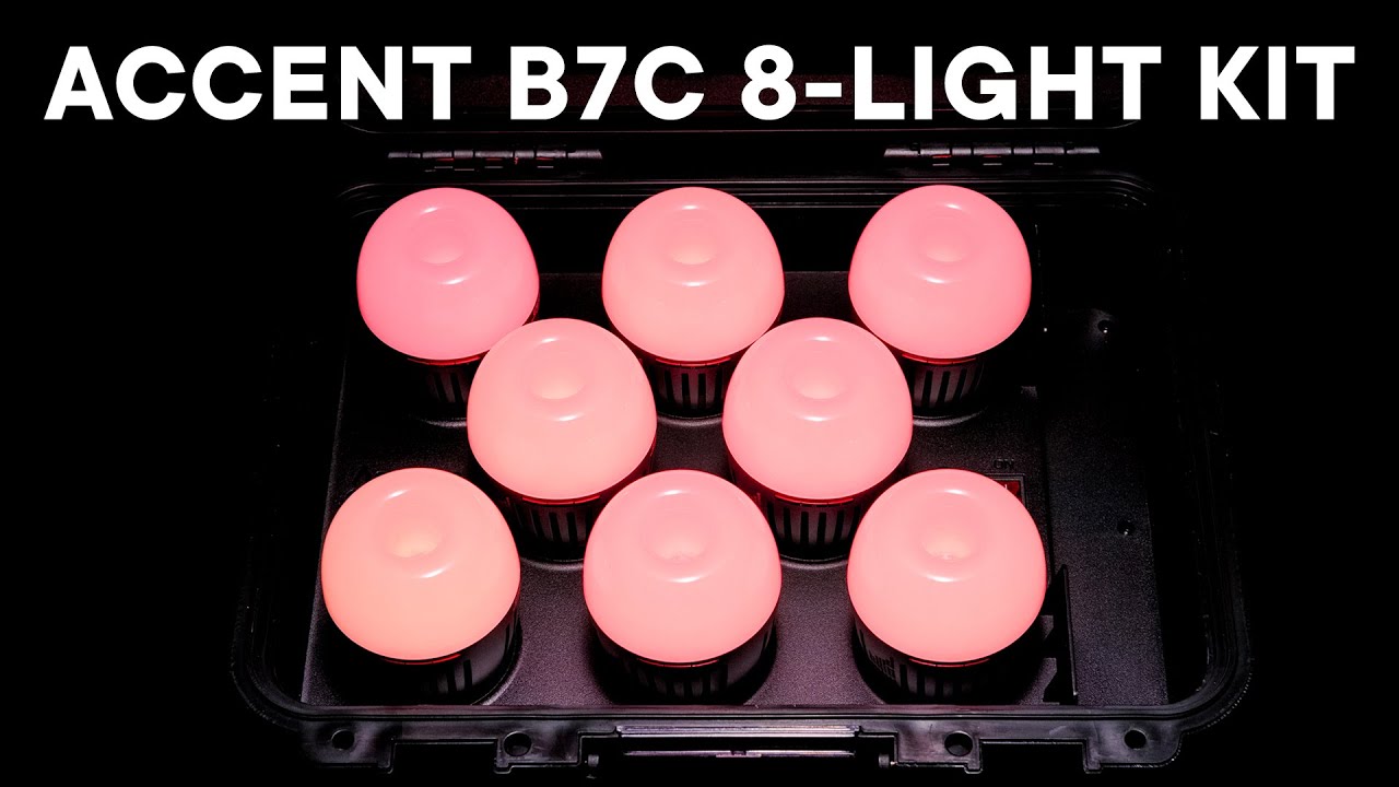 Buy - Aputure B7c 8-Light Kit - Includes 8 Accent B7c RGBWW LED Bulbs ...