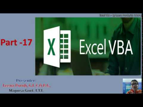 Excel VBA -Part 17 : Formatting cells continuation in Konkani & English for ITI COPA trainees