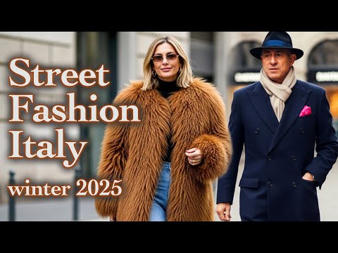 Milan’s Winter Fashion 2025. Italy’s Best Street Style Looks. Luxury Shopping Walk
