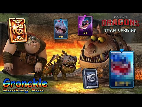Dragons: Titan Uprising / Gronckle Ranking Run / Full Battle / BP 8600+ / (HTTYD)