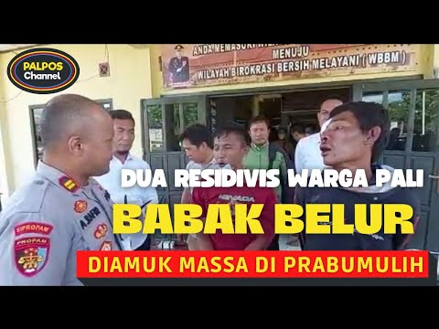 Residivis Pencuri Motor Dipukuli Massa