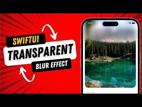 Transparent Blur Effect - SwiftUI - iOS 17 - Xcode 15 thumbnail