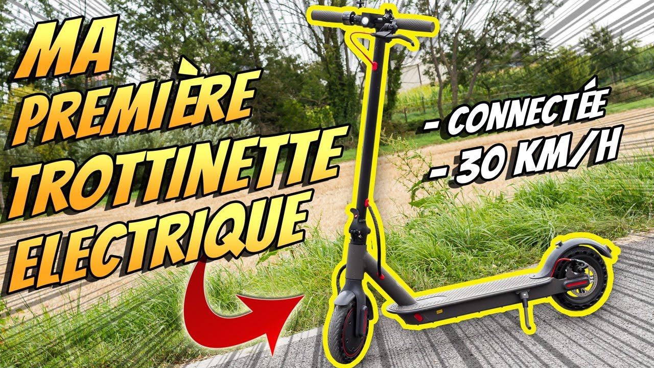 Je teste ma première Trottinette Electrique AOVO PRO M365 qui fonce à 30 km/h et c'est vraiment top