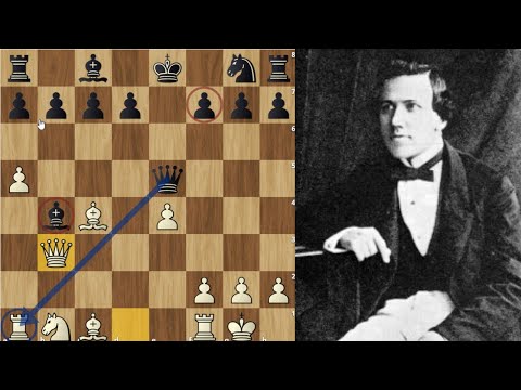 Amazing Attack by Paul Morphy : Paul Morphy vs Frederic Lewis