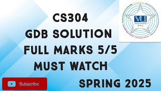 Download the video "Cs304 GDB Solution Spring 2025 | cs304 gdb solution 2025 | cs304 gdb solved spring 2025"