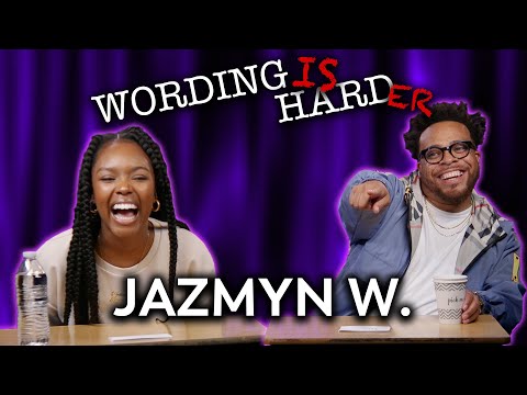 Jazmyn W. Vs Tahir Moore - WORDING IS HARDER!