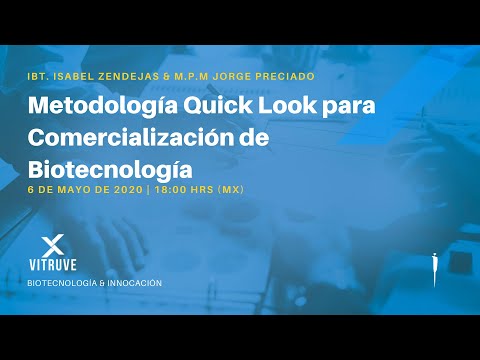 , title : 'Metodología Quick Look para Comercialización de Biotecnología | Bioemprendiendo | Vitruve