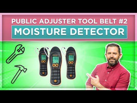 How to use a Moisture Meter Correctly?  - Public Adjuster Tool Belt #2
