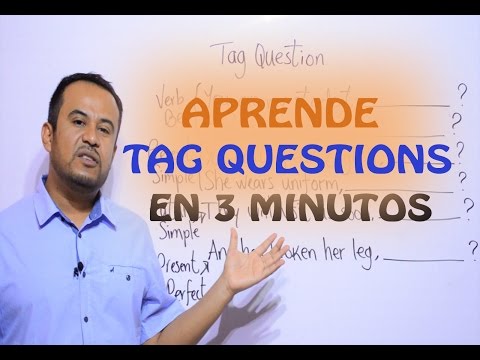 COMO Usar TAG QUESTIONS En INGLES