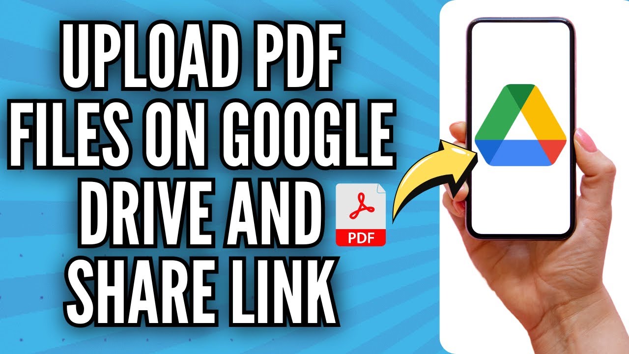 How to Upload pdf Files on Google Drive and Share Link with Everyone (Step by Step)