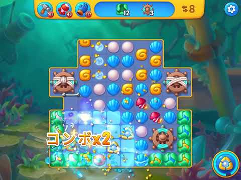 Fishdom level 6238 no boosters フィッシュダム ノーマル [Friend's]