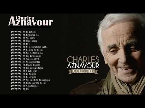 Top Charles 20 Aznavour Songs - Charles Aznavour Songs Playlist 2021