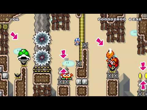 Koopaling Acrobatics 【Hard】 by zaydew - Super Mario Maker 2 - No Commentary 1cb 022020