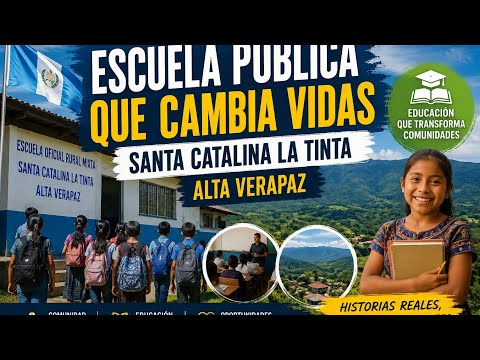 Así es una ESCUELA PÚBLICA | en Alta Verapaz