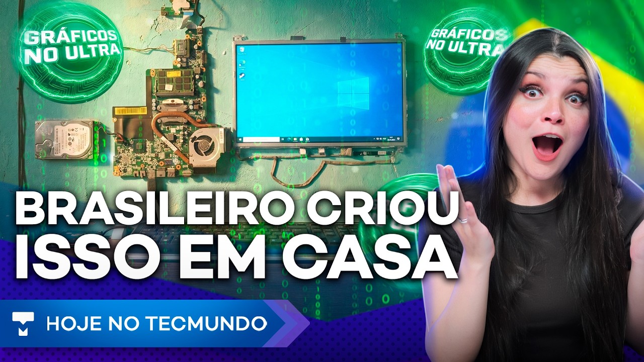 BRASILEIRO REI DA GAMBIARRA INSTALA PC NA PAREDE! YOUTUBE CAI, MUSK BATE, ANATEL, WHATSAPP e mais!