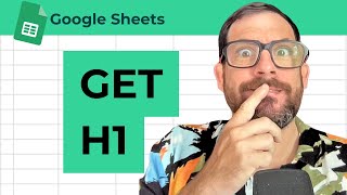 Scrape H1 in Google Sheets