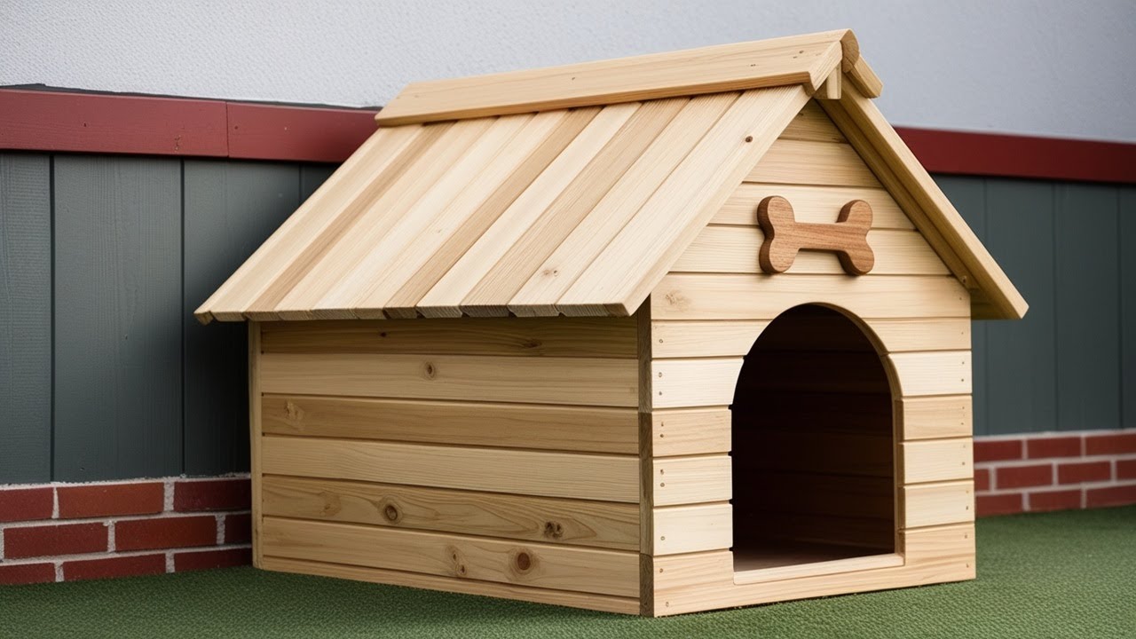 Amazing Wood Pallet Project: Building a Stunning Dog House from Recycled Pallets