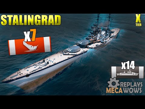 Stalingrad 7 Kills & 179k Damage | World of Warships Gameplay 4k