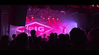 PIG - Secret Skin (KMFDM vs PIG cover) live @ Small&#39;s, Hamtramck, MI (Detroit) 11/16/24