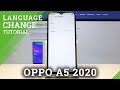 How to Change Language in OPPO A5 2020 - Update Language