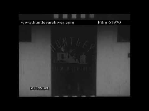 Inside New Ways art deco house in Northampton.,  Archive film 61970