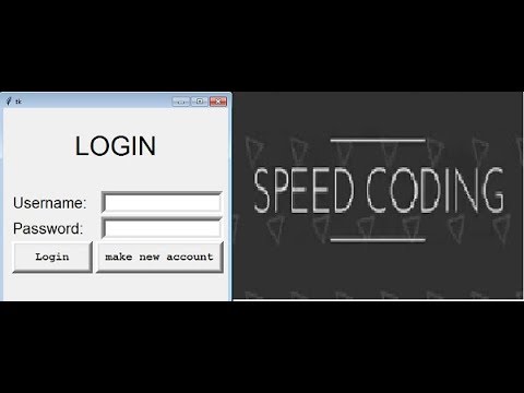 Python Sqlite And Tkinter And Login Form Gui