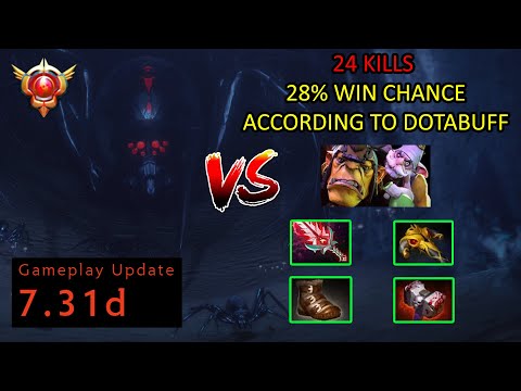 Grandmaster Broodmother vs Alchemist Mid (0201) #dota2 #broodmother #grandmaster