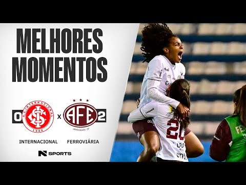 Gols e lances de Internacional x Ferroviária-SP