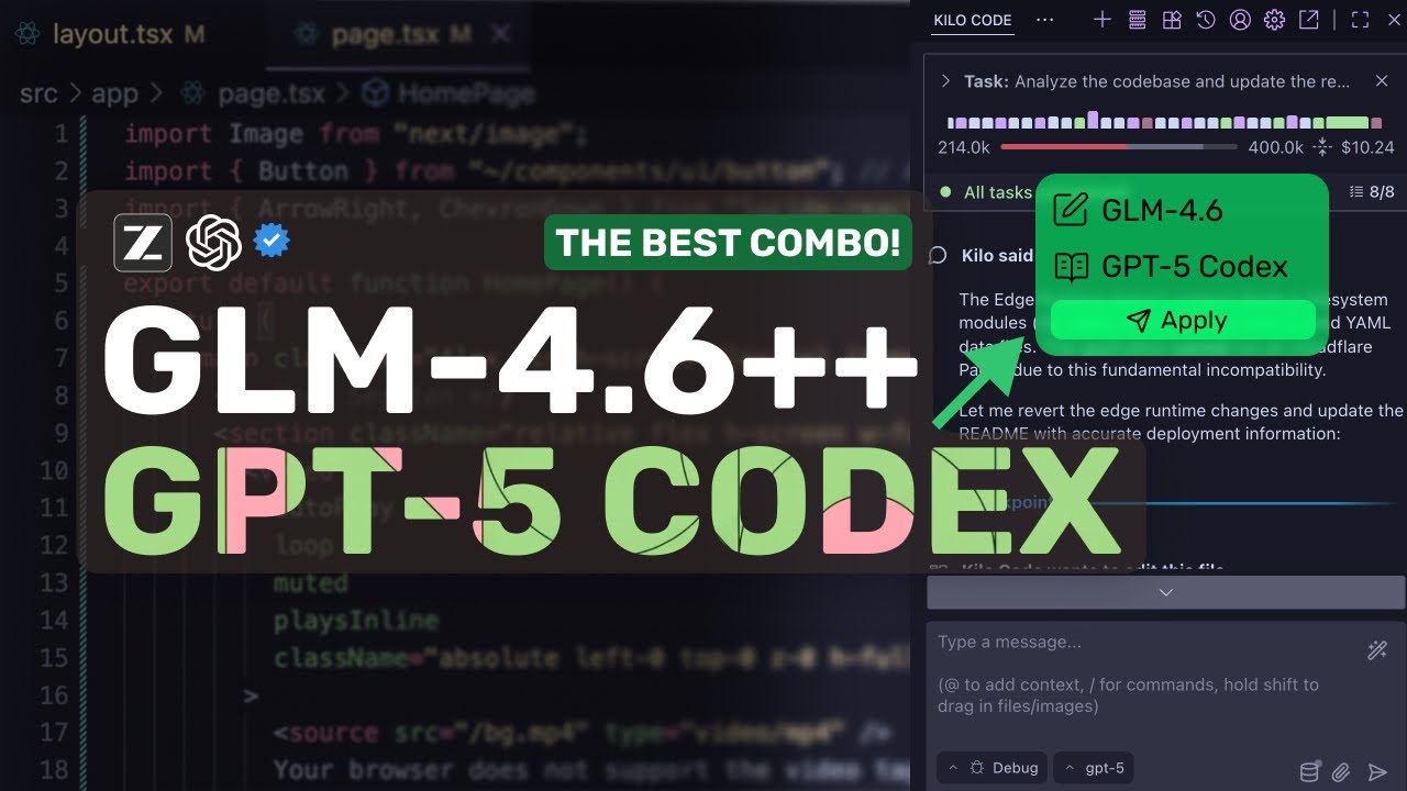 GPT-5 Codex + GLM-4.6 : This MULTI-AGENT CODING Setup IS 3X CHEAPER & 2X BETTER than Claude Code!