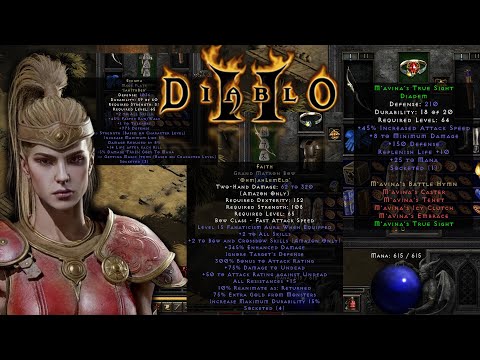 Diablo 2 Resurrected | GODLY PHYICAL BOWAZON w/ Enigma Build!!