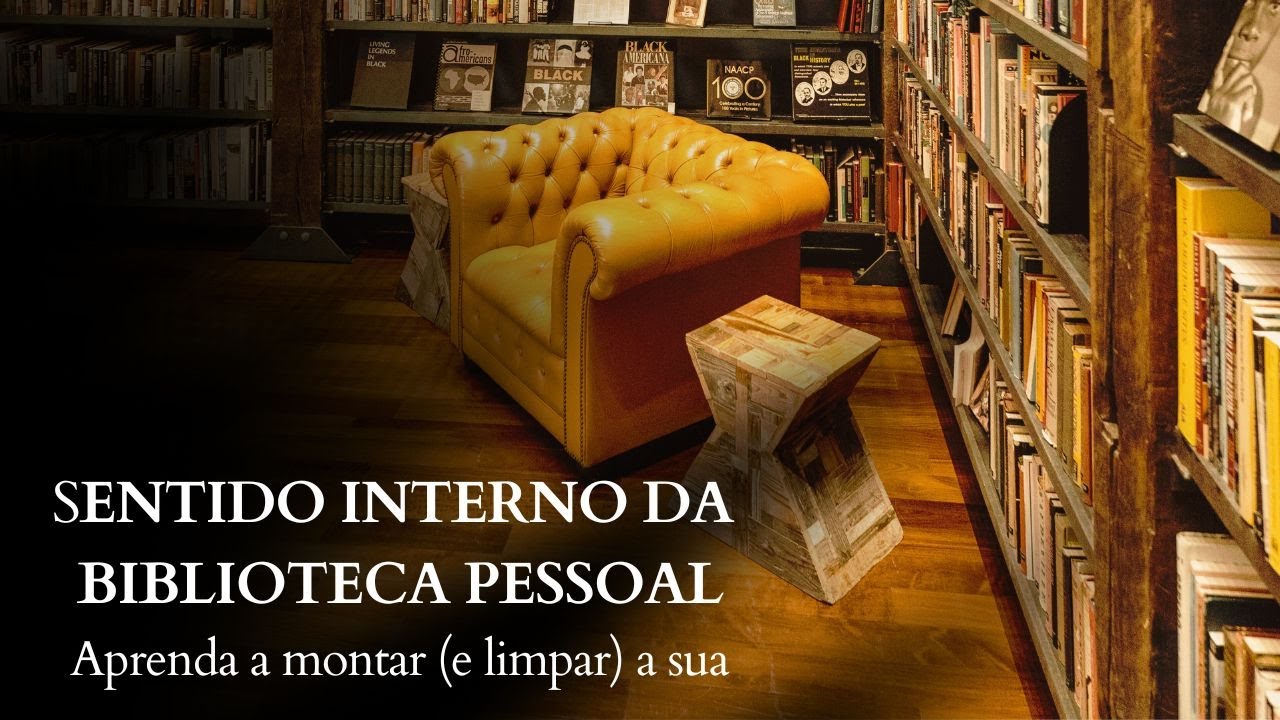 SENTIDO INTERNO DE UMA BIBLIOTECA PESSOAL - Aprenda a montar (e limpar) a sua