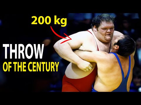 THROW OF THE CENTURY. Wilfried Dietrich vs Chris Taylor 1972 Olympic Games in Greco-Roman Wrestling