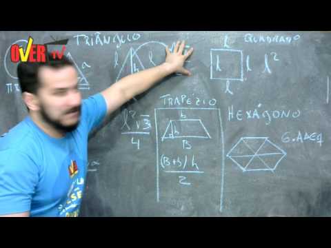 #OverDica 42 - Geometria Básica -  Áreas das Figuras Planas