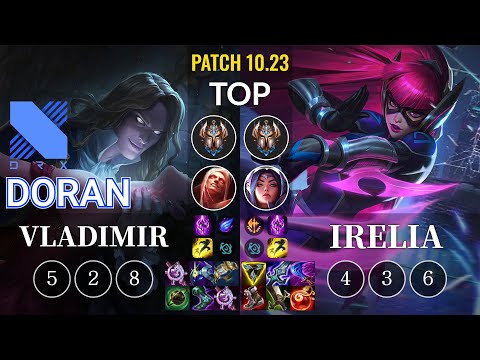 DRX Doran Vladimir vs Irelia Top - KR Patch 10.23