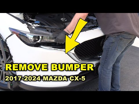 How to Remove & Replace a Front Bumper on a 2017-2024 Mazda CX-5
