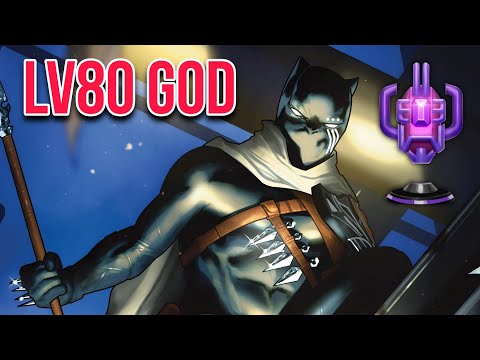 BLACK PANTHER don't need crown to be king 👑 | lv80 black panther vs wbl & gbr | marvel future fight