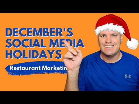 December Restaurant Social Media Holidays & Hashtags | Restaurant Marketing Ideas