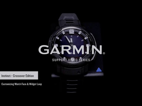 Garmin Support | Instinct® Crossover | Watch Face and Widget Loop Customization