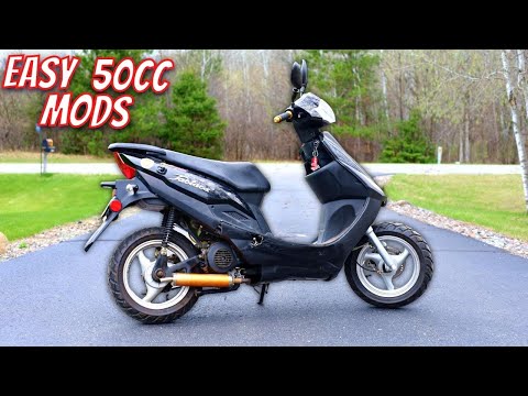 EASY 50cc GY6 SCOOTER MODS to change performance