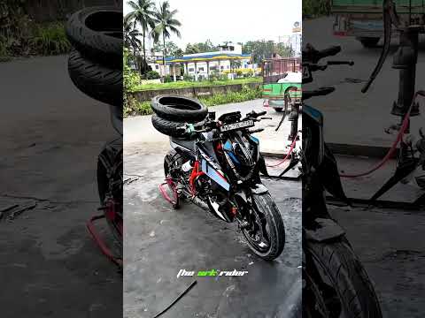 Gen duke 390 tyre changed 💯📈 Ktm lovers 😍🚀 #duke390 #ytshorts #shorts #viralshorts