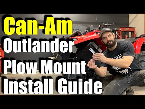 Can-Am Outlander 570 Plow Mount Install Guide / 715007751