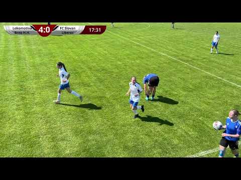 17.kolo 1.liga dorostenek: Lokomotiva Brno H.H. - FC Slovan Liberec 8:5 (6:3) 1.polovina
