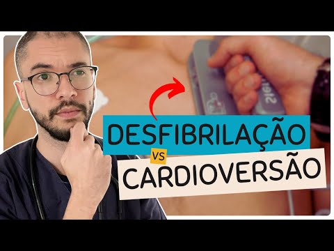 Qual a diferença entre DESFIBRILAÇÃO E CARDIVERSÃO?