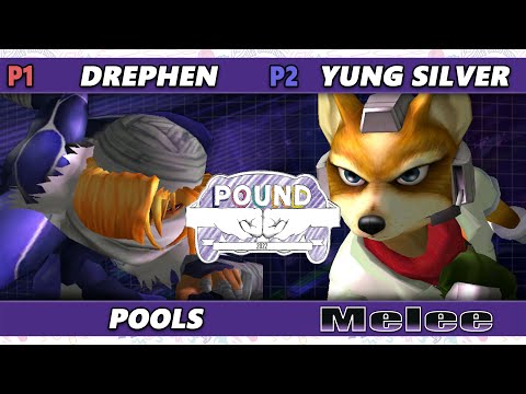 Pound 2022 - Drephen (Sheik) Vs. Yung Silver (Fox) SSBM Smash Melee Tournament