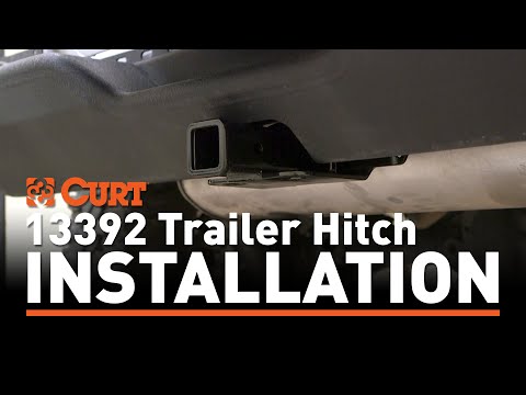 Curt - Class 3 Trailer Hitch, 2 Receiver, Select Jeep Wrangler JL