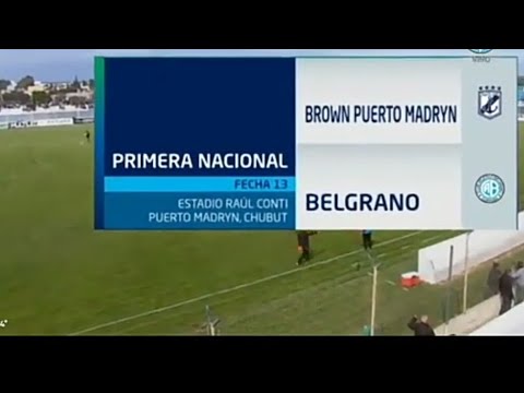 Fútbol Argentino. Guillermo Brown - Belgrano. Fecha 12. Torneo Primera Nacional 2019/20. PFA.