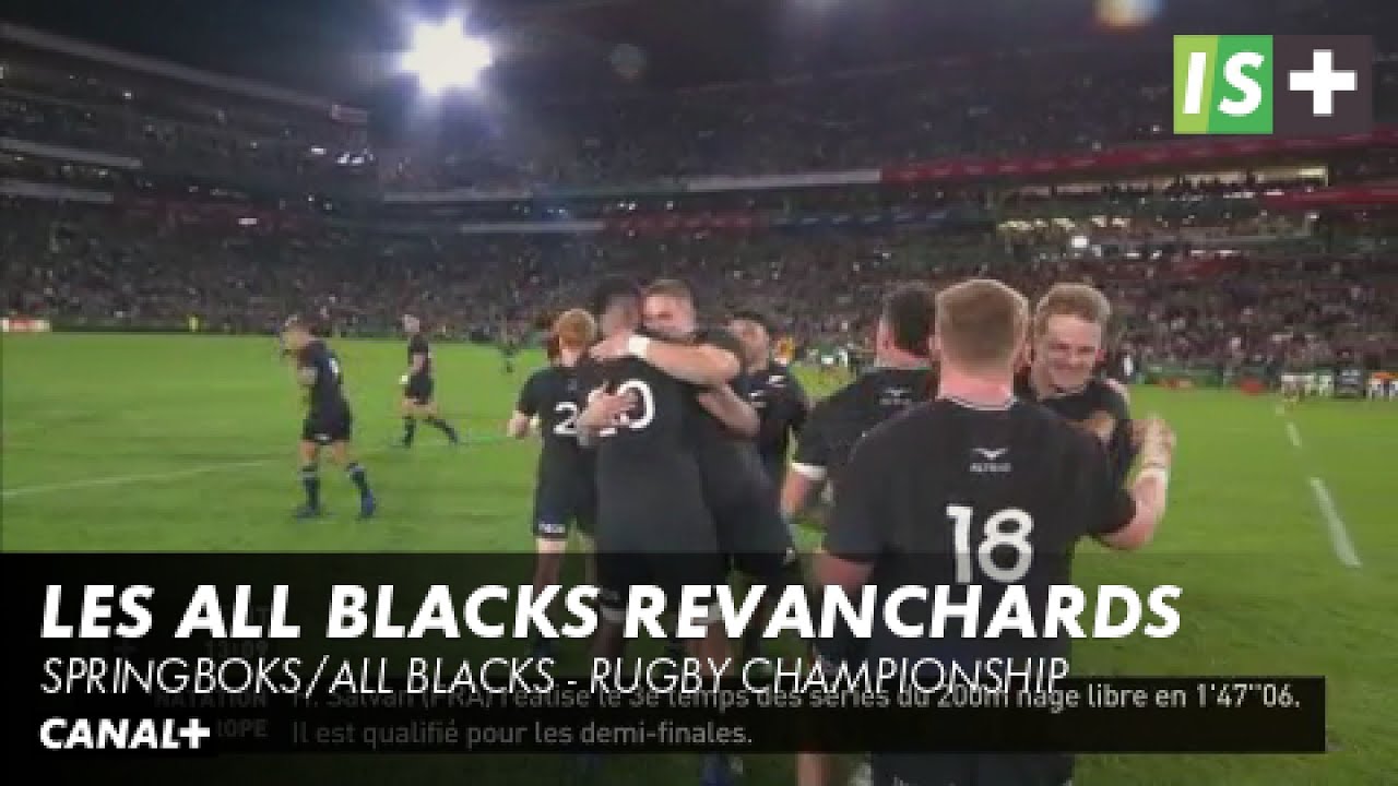 Les All Blacks revanchards - Rugby Championship