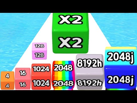  Jelly Run 2048 – Jelly Runner 3D Number Game, Color Merge Cube Satisfying ASMR Gameplay Android iOS