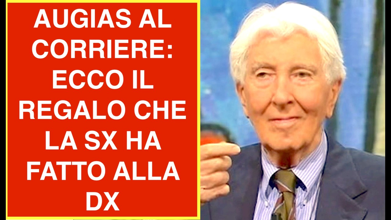 AUGIAS AL CORRIERE: ECCO IL REGALO CHE LA SX HA FATTO ALLA DESTRA